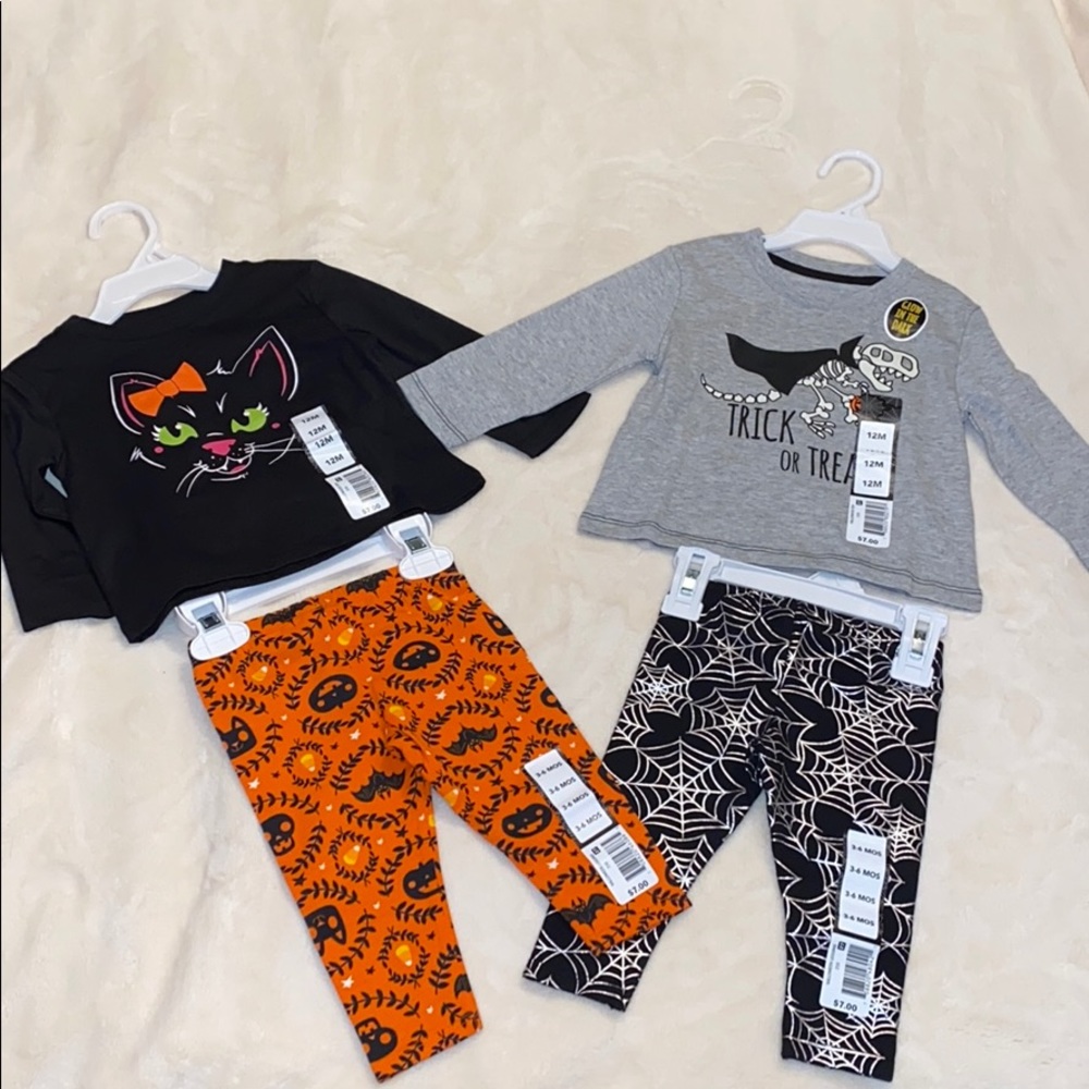 NWT Kids Halloween Clothing Bundle